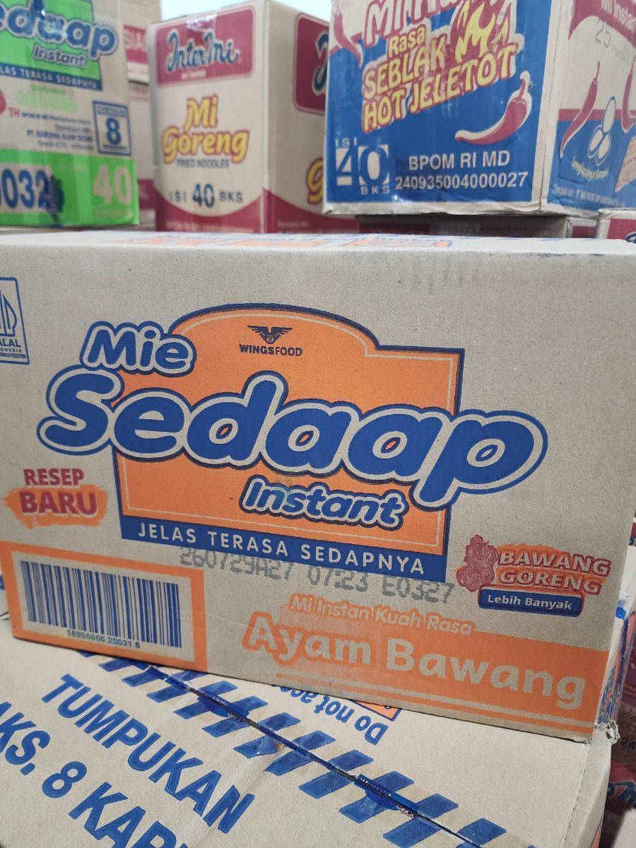 mie sedap ayam bawang 1 dus isi 40pcs