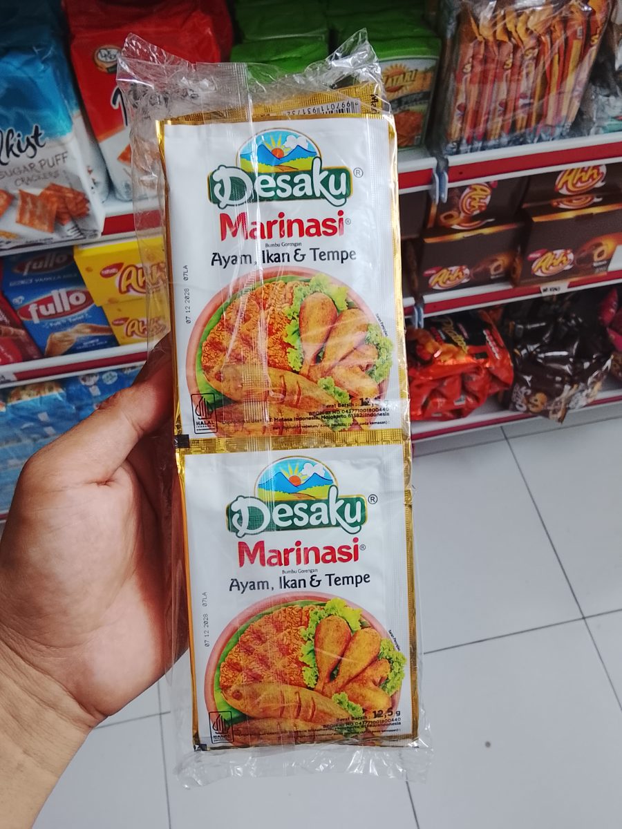 Desaku Marinasi ayam,ikan,tempe 1 renteng