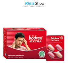 bodrex extra 1box isi 25 strip