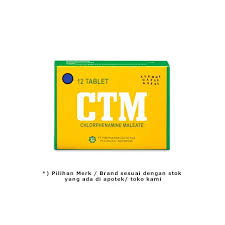 ctm 12 tablet/obat ctm