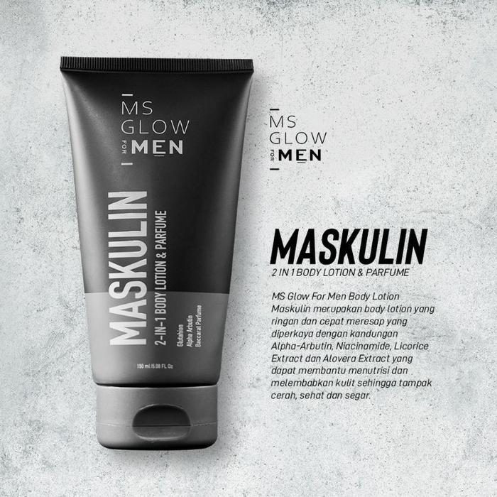 Ms glow maskulin 2in1 body&parfume