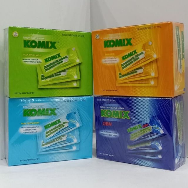 Komix Box isi 30 sachet All variant
