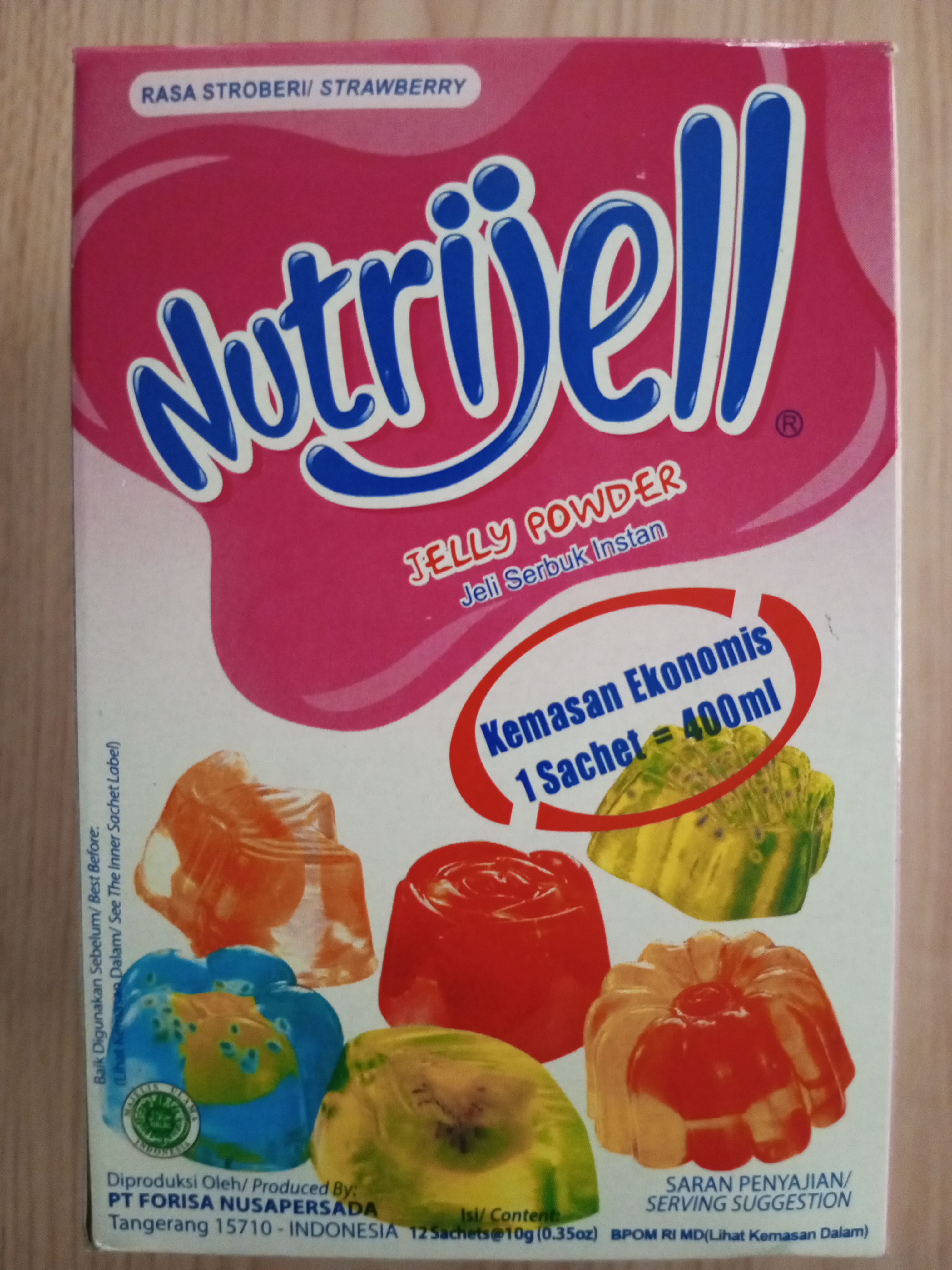 Nutrijel Strowbery 1 pak