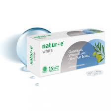 natur e vitamin e  white 32 kapsul olive fruit extracct