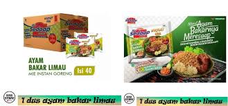 sedap ayam bakar limau 1 dus