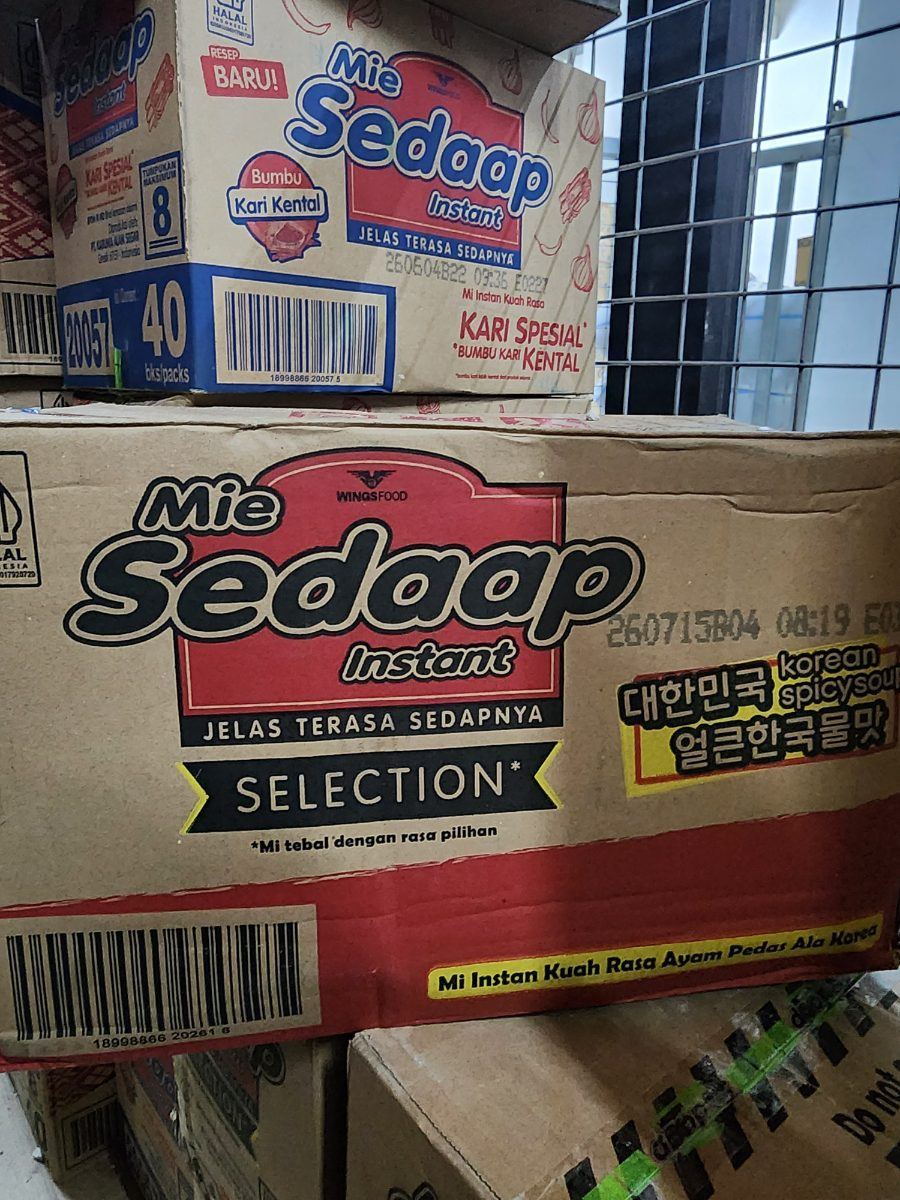 sedap selection korean kuah rasa ayam pedas 1 dus