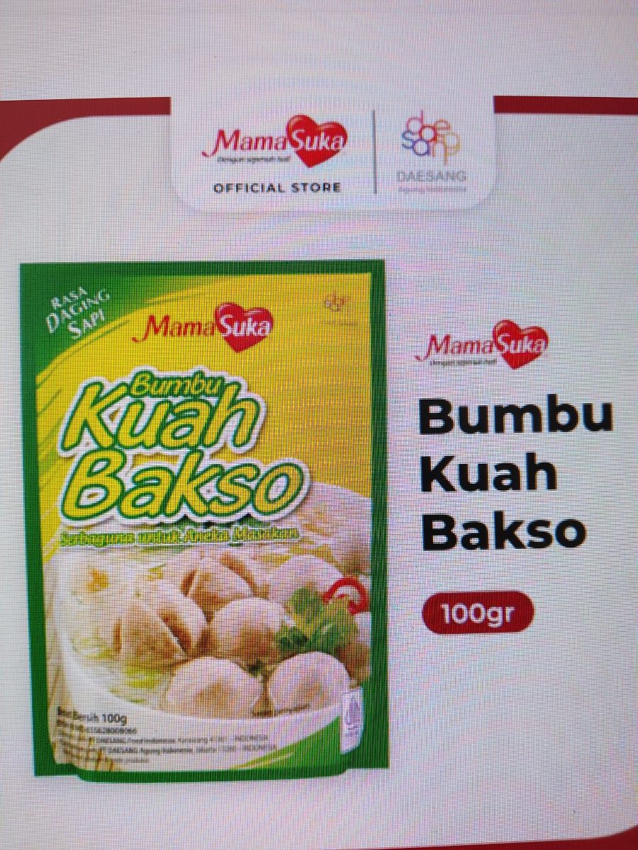 Mamasuka kuah bakso 100g