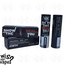 battery vape 3500 vrk 30A 3.7v warna hitam
