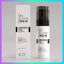 ms glow for man sunscreen spray