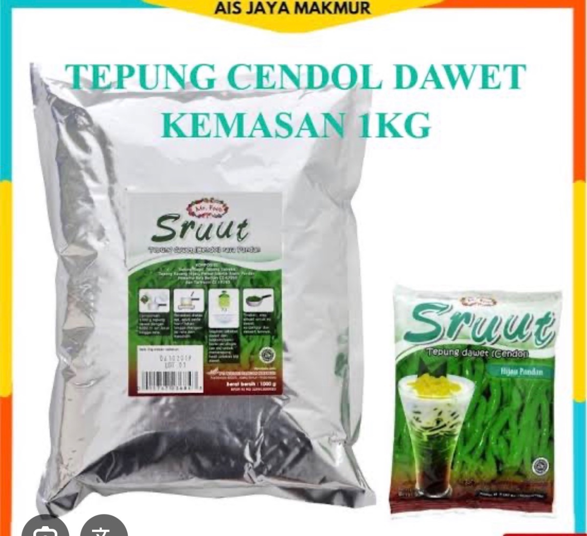 Tepung cendol serut 1kg