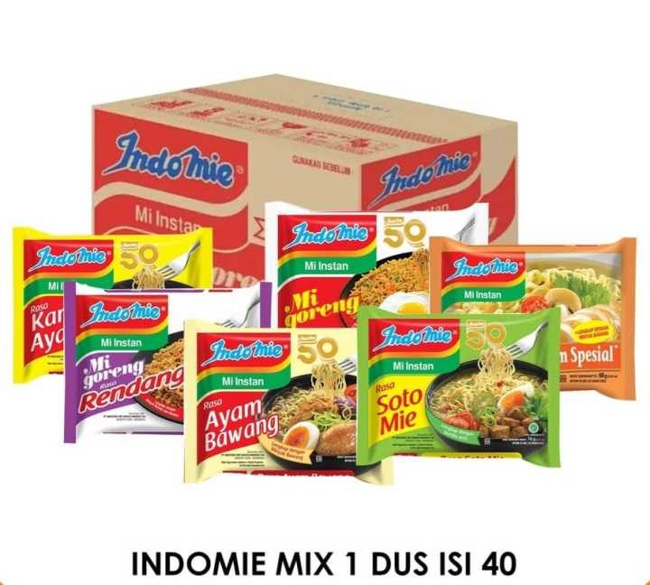 Indomie mixs isi *1 dus- isi 40 pcs