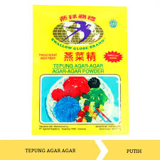 agar agar putih tanpa warna 1 pcs