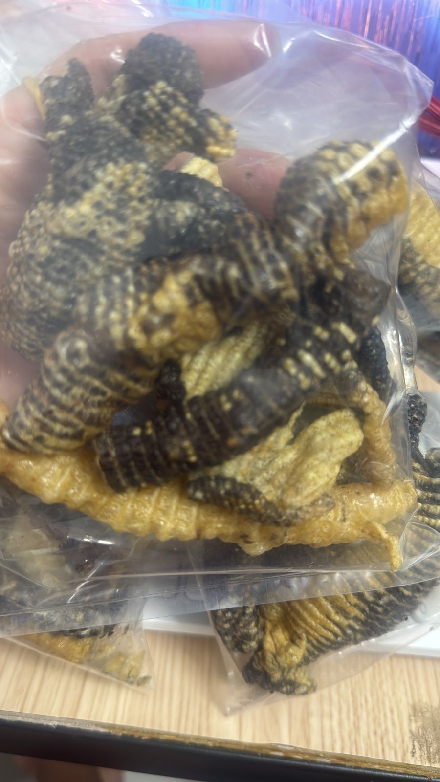 krupuk biawak/nyambek