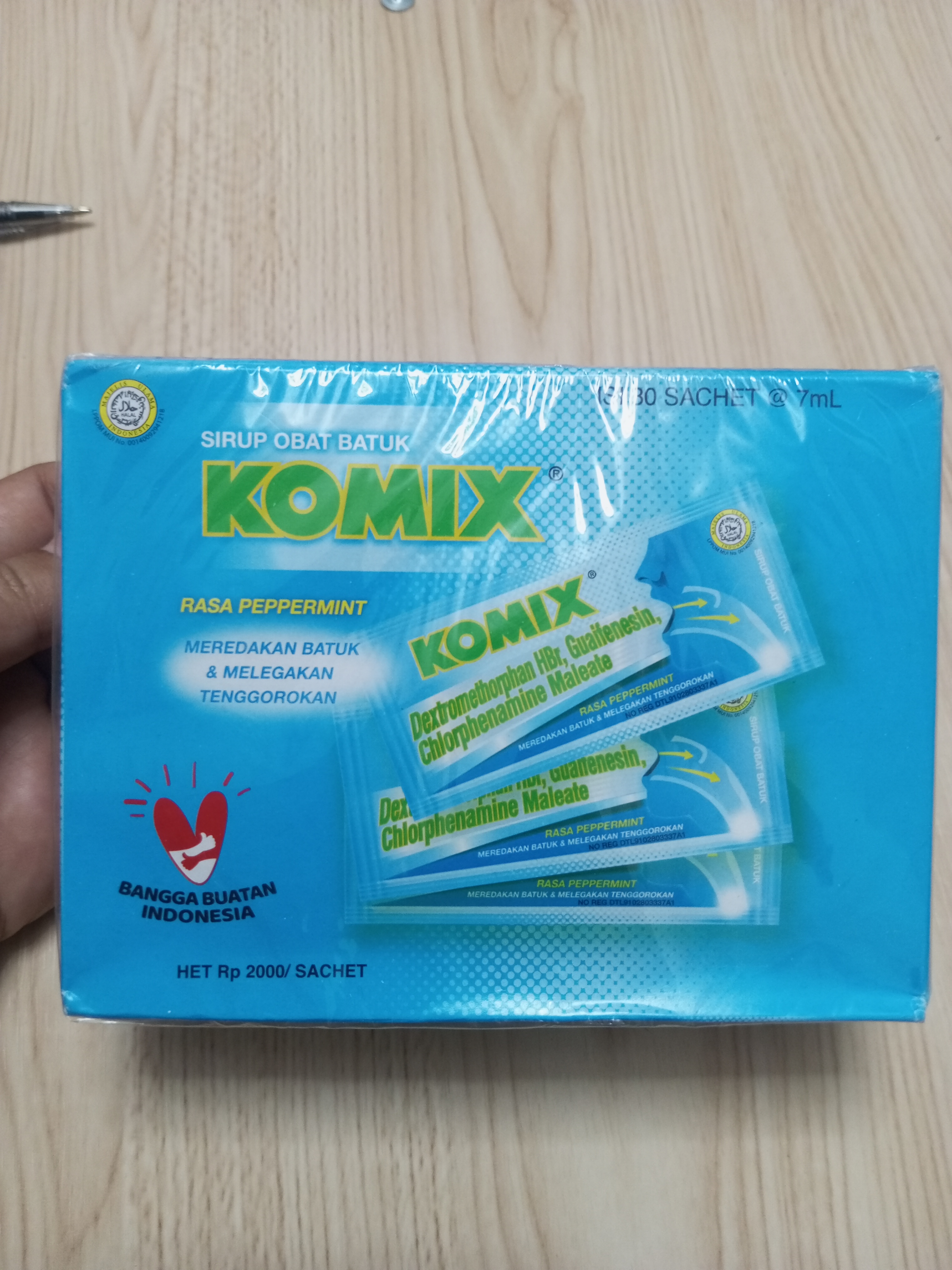 Komix Rasa Peppermint 1 box